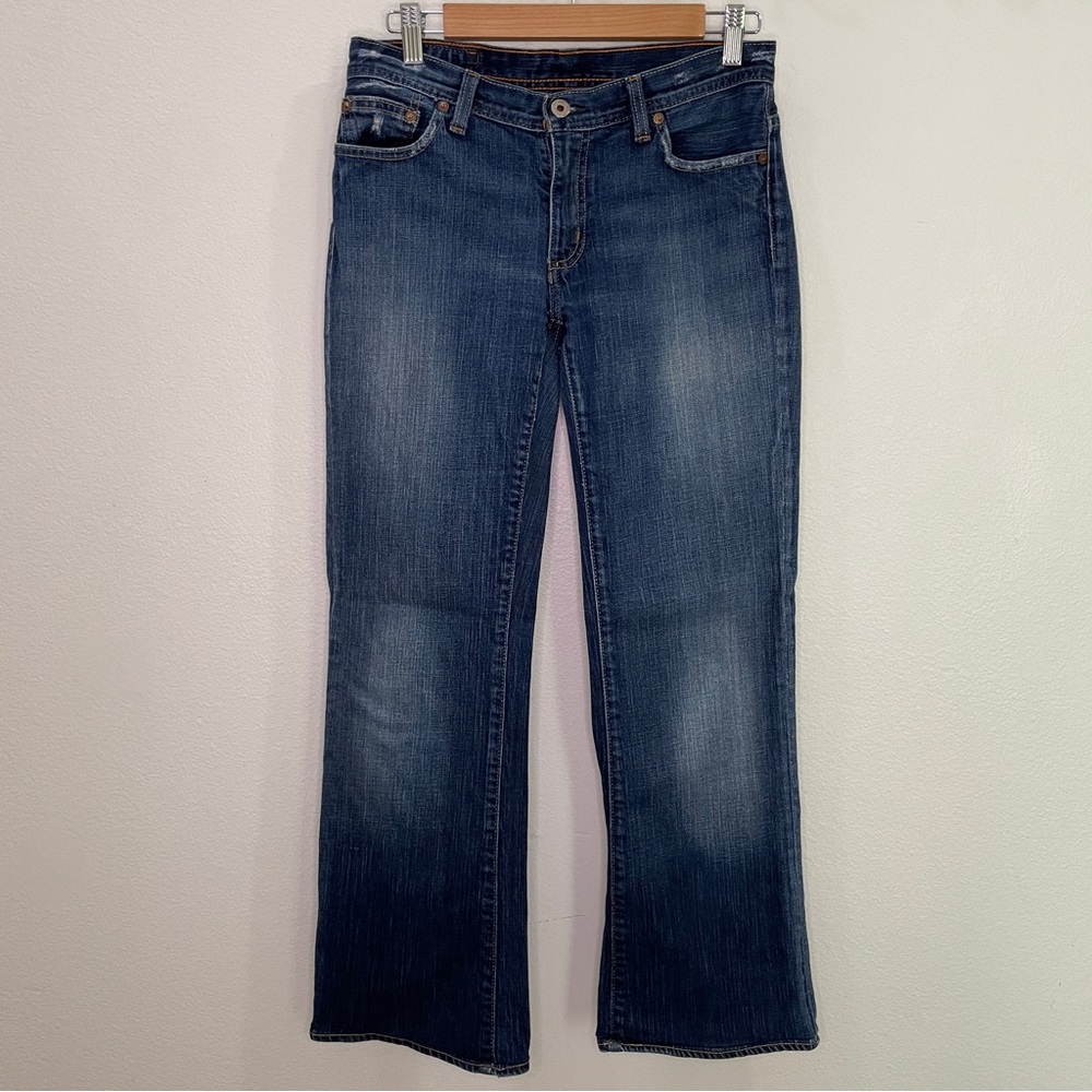 Ralph Lauren Polo Jeans Company Stretch Kelly Jean Low Rise Bootcut - Blue
